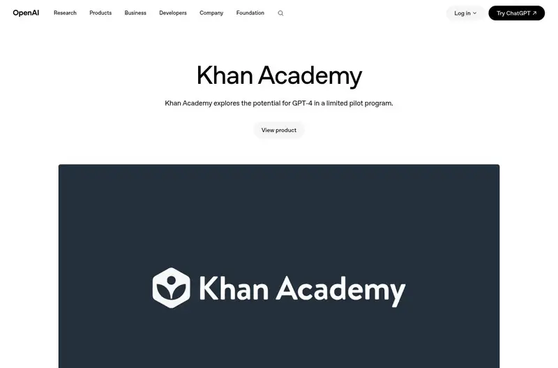 来源页面截图（2026-10-19抓取）：Khan Academy案例